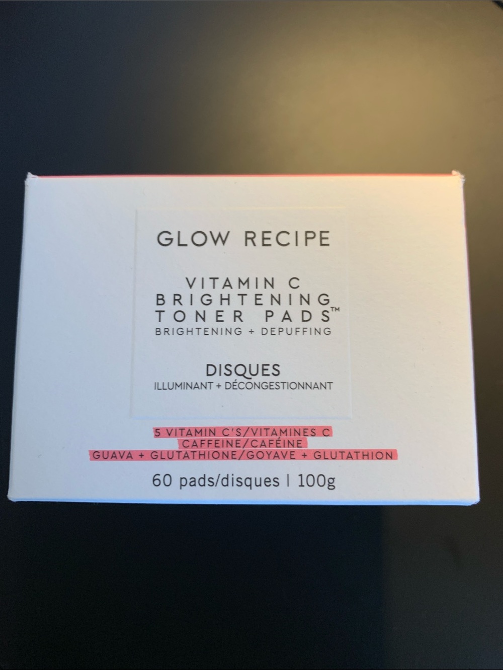 Glow Recipe Vitamin C Brightening Toner Pads - New!